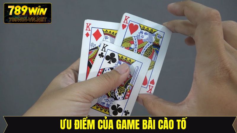 Cào Tố - Trải Nghiệm Tựa Game Bài Hot Nhất Tại 789Win 4 Những đặc điểm hấp dẫn làm nên thành công của tựa game